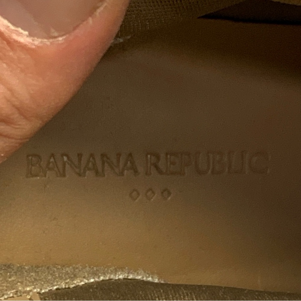 Banana Republic Womens Faux Suede Bootie Boots Shoes 8M Taupe Beige Zip Ankle - Picture 5 of 16